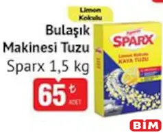 ASPEROX SPARX BULAŞIK MAKİNESİ TUZU 1,5 KG
